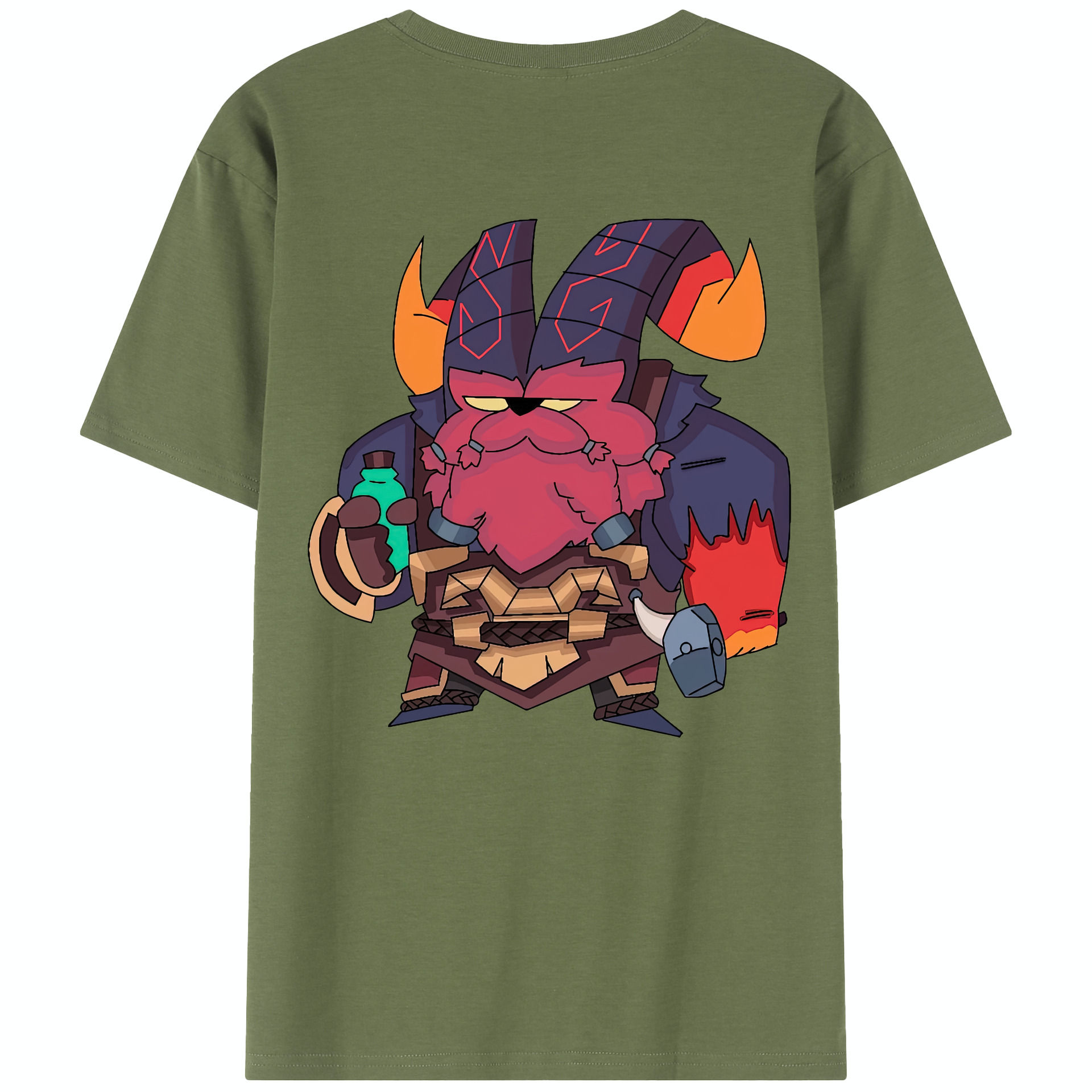 リーグ・オブ・レジェンド League of Legends LOL 綿100％半袖Tシャツ（背面プリント）